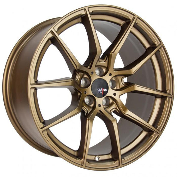 Option Lab R716 18x8.5 5x100 +40 cb73.1 Formula Bronze Wheel/Rim L16-88580-40-MBZ