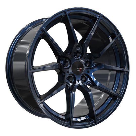 Option Lab R716 18x8.5 5x114.3 +35 cb73.1 Midnight Blue Wheel/Rim L16-88565-35-MNB