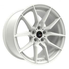 Option Lab R716 18x8.5 5x108 +40 cb73.1 Onyx White Wheel/Rim L16-88551-40-WHT