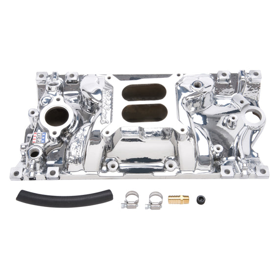 Edelbrock Intake Manifold Performer Eps Small Block Chevrolet Vortec Endurashine Finish 27164