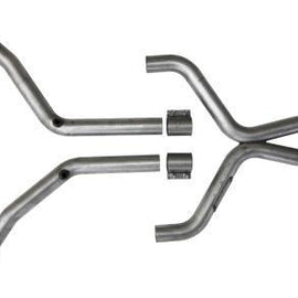 BBK 11-14 Mustang 3.7 V6 High Flow X Pipe - Off Road Race Only - 2-1/2