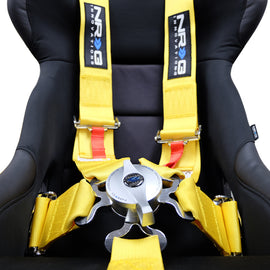 NRG 5PT 3in. Seat Belt Harness / Cam Lock - Yellow SBH-R6PC YL