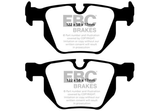 EBC Yellow Stuff Rear Brake Pads for 13+ BMW X1 3.0L Turbo 35i - DP41588R DP41588R