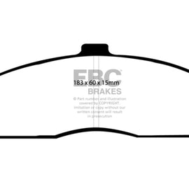 EBC Red Stuff Front Brake Pads for 03-04 Cadillac XLR 4.6L - DP31162C DP31162C