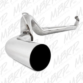 MBRP SINGLE SIDE 5IN TURBO BACK EXHAUST W/O MUFFLER T409 04-07 for DODGE 2500/3500