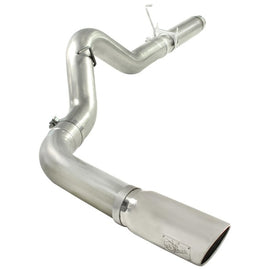 aFe MACHForce XP 5in DPF-Back 409SS Exhaust Dodge Diesel Trucks 07.5-12 L6-6.7L (td) Polished Tip 49-42016-P