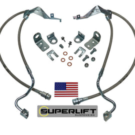 Superlift 05-07 Ford F-250/F-350 w/ 4-8in Lift Kit (Pair) Bullet Proof Brake Hoses 91520