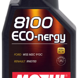 102782 Motul 8100 ECO-NERGY 5W30 100% Synthetic Performance Engine Oil (1 Liter) 102782