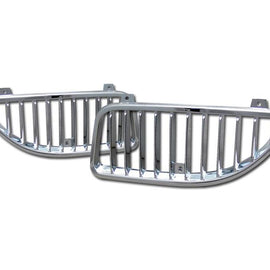 Armordillo Front Grill 7150003 for 1999-2003 PONTIAC GRAND AM VERTICAL (CHROME)