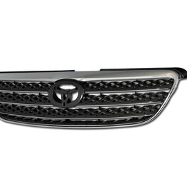 Armordillo Front Grill 7150157 for 2003-2005 TOYOTA COROLLA OE (CHROME AND GREY)