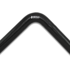 Vibrant 4 Ply Reinforced Silicone Elbow Connector - 1.25in ID x 8in Leg 90 Deg Elbow (BLACK) 2919