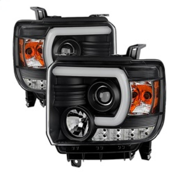 Spyder Auto PRO-YD-GS14V2-LBDRL-BK GMC Sierra LED Projector Headlight 5080851