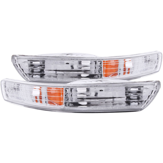Anzo 511021 Chrome Clear Amber Parking/Signal Lights fit for 98-01 Acura Integra 511021