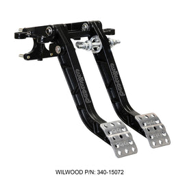 Wilwood Adjustable-Trubar Dual Pedal - Brake / Clutch - Fwd. Swing Mount - 6.25:1 340-15072