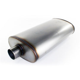 aFe MACHForce XP Exhausts Mufflers SS-409 EXH Muffler 3In/Out 5x11 Body Brushed 49-91010