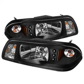 Spyder 5012531 Crystal Headlights  Black Fits  1987 - 1993 Ford Mustang 5012531