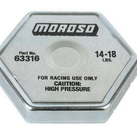 Moroso Racing Radiator Cap - 14-18lbs 63316