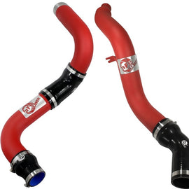 aFe Bladerunner 3in Red Intercooler Hot and Cold Side Tubes 14-15 Dodge Ram 1500 EcoDiesel V6 3.0L 46-20174-R
