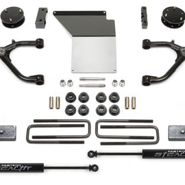 Fabtech 14-18 GM K1500 w/OE Alum. UCA 4in Uniball UCA System w/Rear Stealth Shocks K1071M