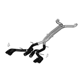 MBRP 2016-2019 Camaro SS ZL1 6.2L 6-Spd 3" Cat Back Quad Tips BLK RACE S7033BLK S7033BLK