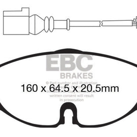 EBC Brakes DP32150C EBC Redstuff Ceramic Low Dust Brake Pads EBC Redstuff Cerami DP32150C