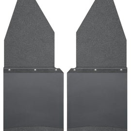 Husky Liners  Kick Back Mud Flaps 12" Wide - Black Top and Black Weight 17105 17105