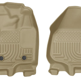 Husky Liners Front Floor Liners FOR 2012-2016 Ford F-250 Super Duty Crew Cab Pic 18703