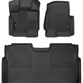 Husky Liners X-act Contour Front & 2nd Seat Floor Liners 53498 53498