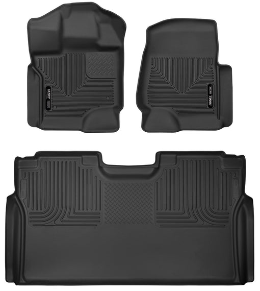 Husky Liners X-act Contour Front & 2nd Seat Floor Liners 53498 53498