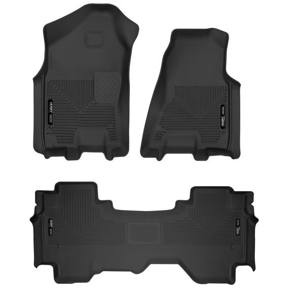 Husky Liners X-act Contour Front & 2nd Seat Floor Liners 53698 53698