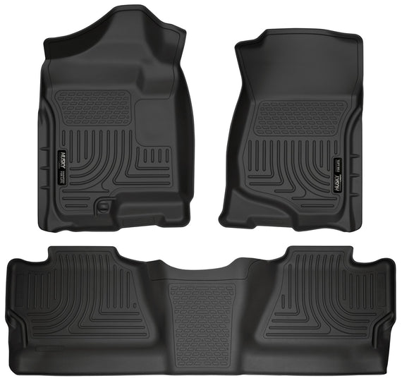 Husky Liners Weatherbeater Front & 2nd Seat Floor Liners Footwell Coverage 98201 98201