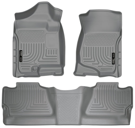 Husky Liners Weatherbeater Front & 2nd Seat Floor Liners Footwell Coverage 98202 98202