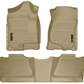 Husky Liners Weatherbeater Front & 2nd Seat Floor Liners Footwell Coverage 98203