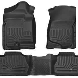 Husky Liners Weatherbeater Front & 2nd Seat Floor Liners Footwell Coverage 98211