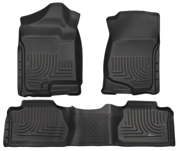 Husky Liners Weatherbeater Front & 2nd Seat Floor Liners Footwell Coverage 98211 98211