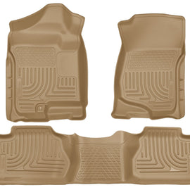 Husky Liners Weatherbeater Front & 2nd Seat Floor Liners Footwell Coverage 98213