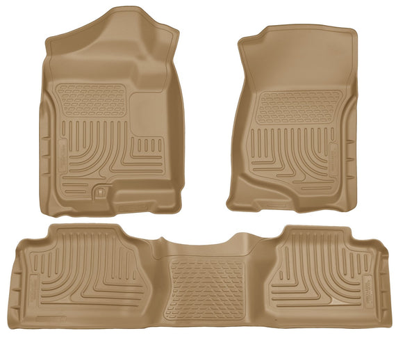 Husky Liners Weatherbeater Front & 2nd Seat Floor Liners Footwell Coverage 98213