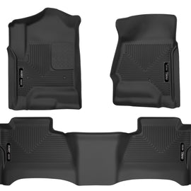 Husky Liners Weatherbeater Front & 2nd Seat Floor Liners Footwell Coverage 98231