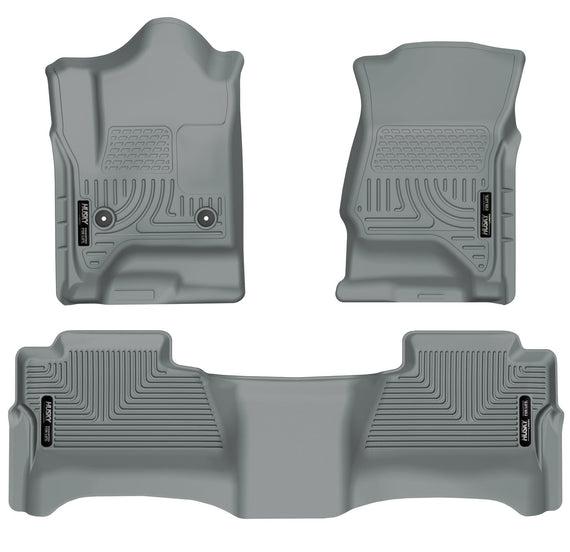 Husky Liners Weatherbeater Front & 2nd Seat Floor Liners Footwell Coverage 98232 98232