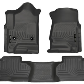 Husky Liners Weatherbeater Front & 2nd Seat Floor Liners Footwell Coverage 98241