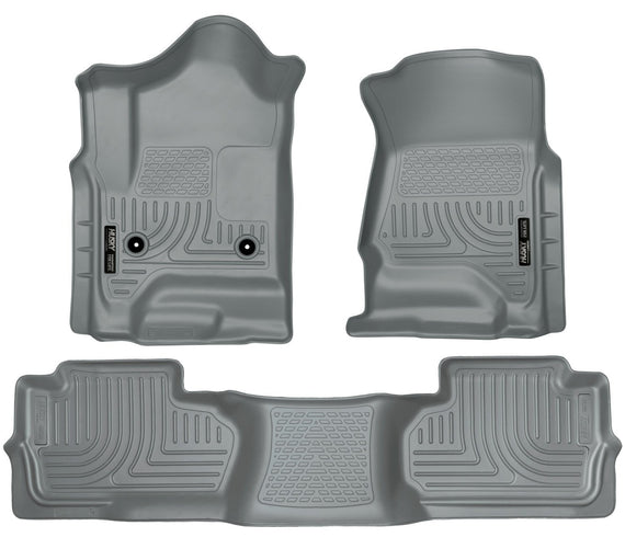 Husky Liners Weatherbeater Front & 2nd Seat Floor Liners Footwell Coverage 98242