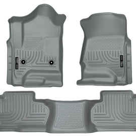 Husky Liners Weatherbeater Front & 2nd Seat Floor Liners Footwell Coverage 98242 98242