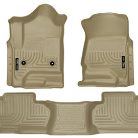 Husky Liners Weatherbeater Front & 2nd Seat Floor Liners Footwell Coverage 98243