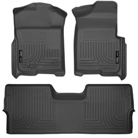 Husky Liners Weatherbeater Front & 2nd Seat Floor Liners Footwell Coverage 98331