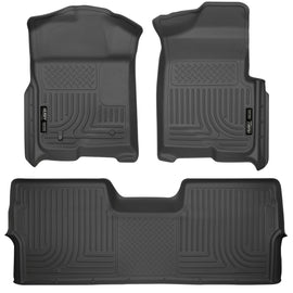 Husky Liners Weatherbeater Front & 2nd Seat Floor Liners Footwell Coverage 98331 98331