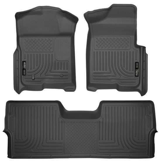 Husky Liners Weatherbeater Front & 2nd Seat Floor Liners Footwell Coverage 98331 98331