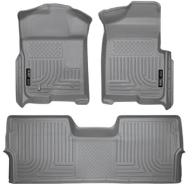 Husky Liners Weatherbeater Front & 2nd Seat Floor Liners Footwell Coverage 98332