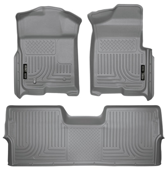 Husky Liners Weatherbeater Front & 2nd Seat Floor Liners Footwell Coverage 98332 98332