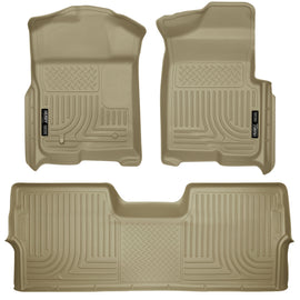 Husky Liners Weatherbeater Front & 2nd Seat Floor Liners Footwell Coverage 98333