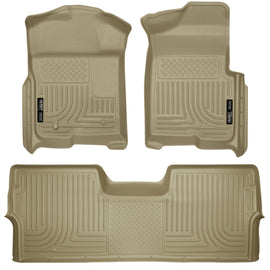 Husky Liners Weatherbeater Front & 2nd Seat Floor Liners Footwell Coverage 98333 98333